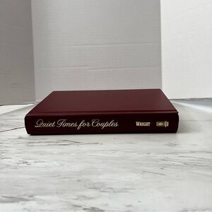 Quiet Times for Couples Book Hard Cover Book Wright